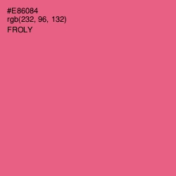 #E86084 - Froly Color Image