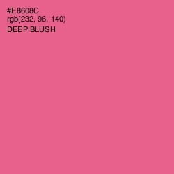 #E8608C - Deep Blush Color Image