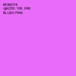 #E86CF8 - Blush Pink Color Image