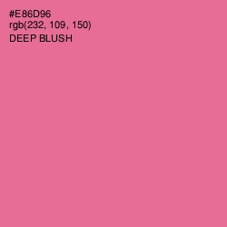 #E86D96 - Deep Blush Color Image