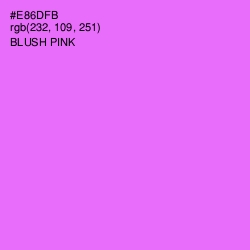 #E86DFB - Blush Pink Color Image