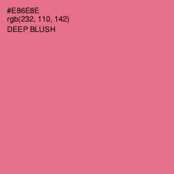 #E86E8E - Deep Blush Color Image
