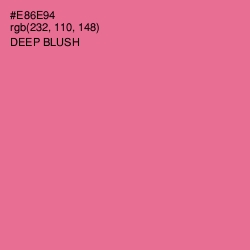 #E86E94 - Deep Blush Color Image