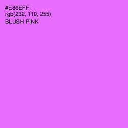 #E86EFF - Blush Pink Color Image