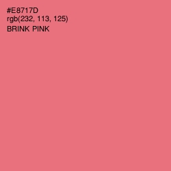 #E8717D - Brink Pink Color Image