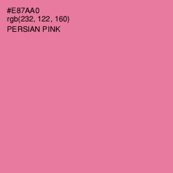 #E87AA0 - Persian Pink Color Image