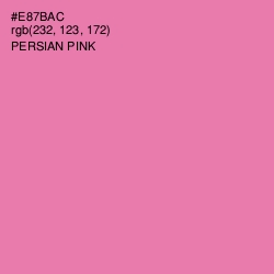 #E87BAC - Persian Pink Color Image