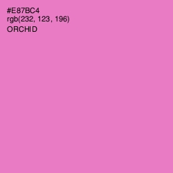 #E87BC4 - Orchid Color Image