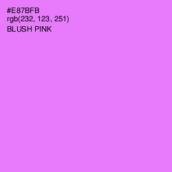#E87BFB - Blush Pink Color Image