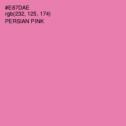 #E87DAE - Persian Pink Color Image