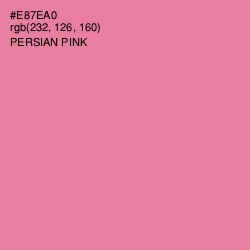 #E87EA0 - Persian Pink Color Image