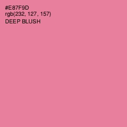 #E87F9D - Deep Blush Color Image