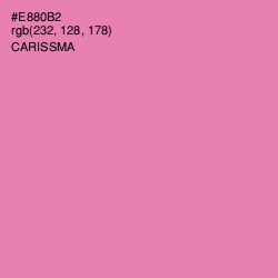 #E880B2 - Carissma Color Image