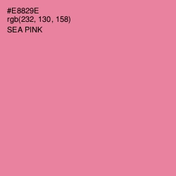 #E8829E - Sea Pink Color Image