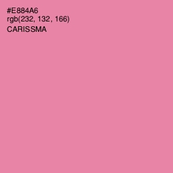 #E884A6 - Carissma Color Image