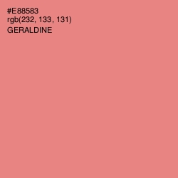 #E88583 - Geraldine Color Image