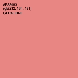 #E88683 - Geraldine Color Image