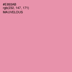 #E893AB - Mauvelous Color Image