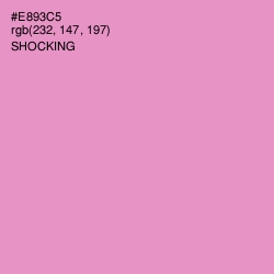 #E893C5 - Shocking Color Image