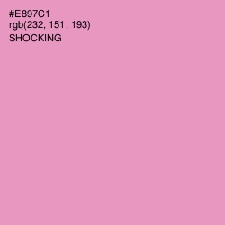 #E897C1 - Shocking Color Image