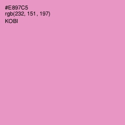#E897C5 - Kobi Color Image