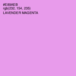 #E89AEB - Lavender Magenta Color Image
