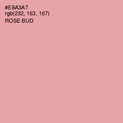 #E8A3A7 - Rose Bud Color Image