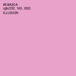 #E8A3CA - Illusion Color Image
