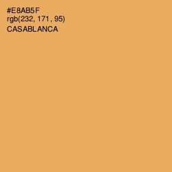 #E8AB5F - Casablanca Color Image