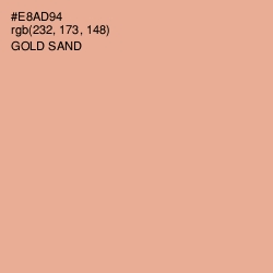 #E8AD94 - Gold Sand Color Image