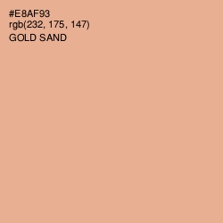 #E8AF93 - Gold Sand Color Image