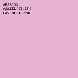 #E8B2D3 - Lavender Pink Color Image