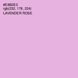 #E8B2E0 - Lavender Rose Color Image