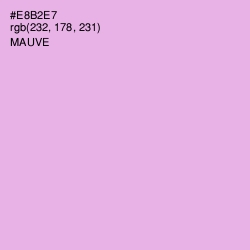 #E8B2E7 - Mauve Color Image