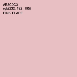 #E8C0C3 - Pink Flare Color Image