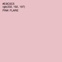 #E8C0C5 - Pink Flare Color Image