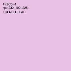 #E8C0E4 - French Lilac Color Image