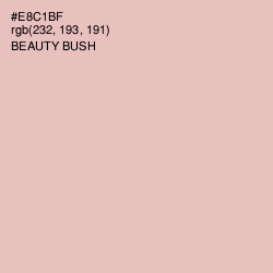 #E8C1BF - Beauty Bush Color Image