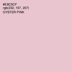 #E8C5CF - Oyster Pink Color Image