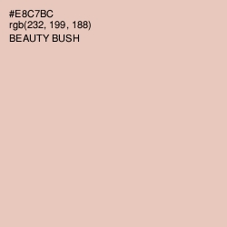 #E8C7BC - Beauty Bush Color Image