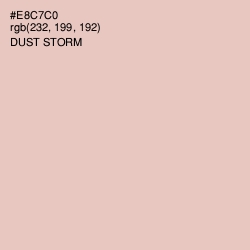 #E8C7C0 - Dust Storm Color Image