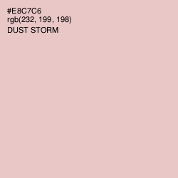 #E8C7C6 - Dust Storm Color Image