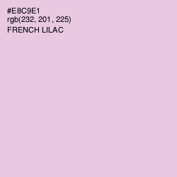 #E8C9E1 - French Lilac Color Image
