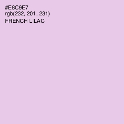 #E8C9E7 - French Lilac Color Image