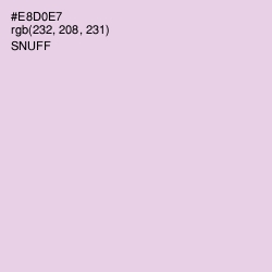 #E8D0E7 - Snuff Color Image