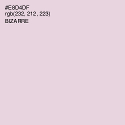 #E8D4DF - Bizarre Color Image