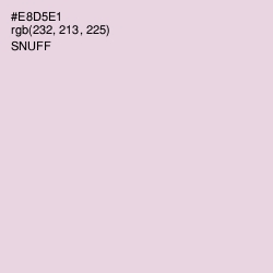 #E8D5E1 - Snuff Color Image