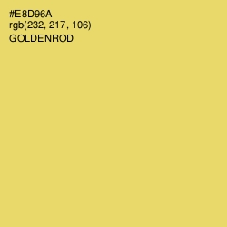 #E8D96A - Goldenrod Color Image