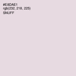 #E8DAE1 - Snuff Color Image