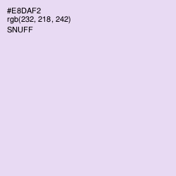 #E8DAF2 - Snuff Color Image
